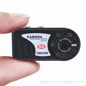 Mini camera with 5pcs X-red night vision, HD 1,080 P/30fps, audio function, supports 1 to 64GB SD Ca